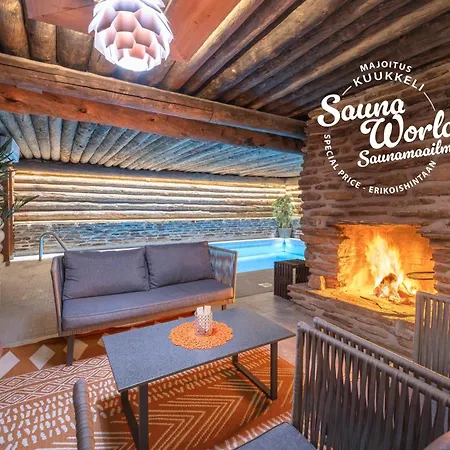 بيت للعطل Kuukkeli Pikku-hirvas Ja Porotokka ساريسيلكا