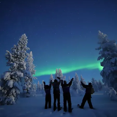 بيت للعطل Kuukkeli Pikku-hirvas Ja Porotokka *