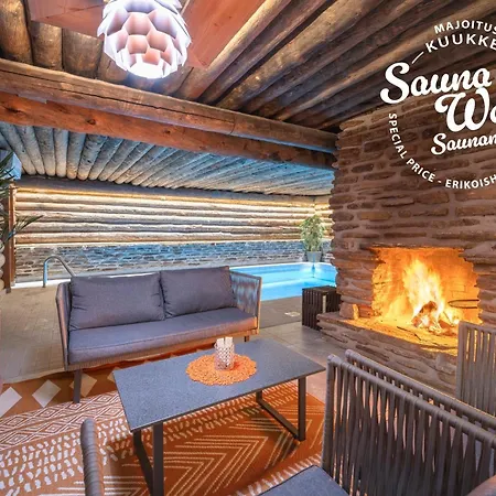 度假居 Kuukkeli Pikku-hirvas Ja Porotokka 萨利色尔卡